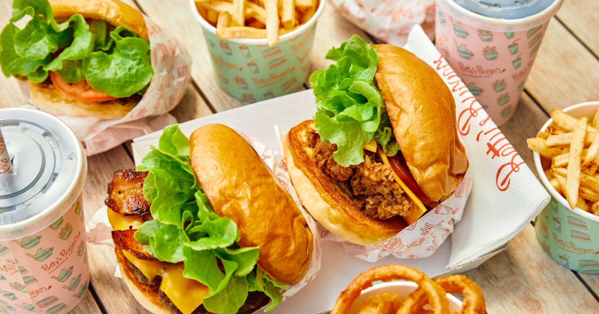 Betty burgers best sale